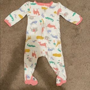 Baby girl Nighttime onesie